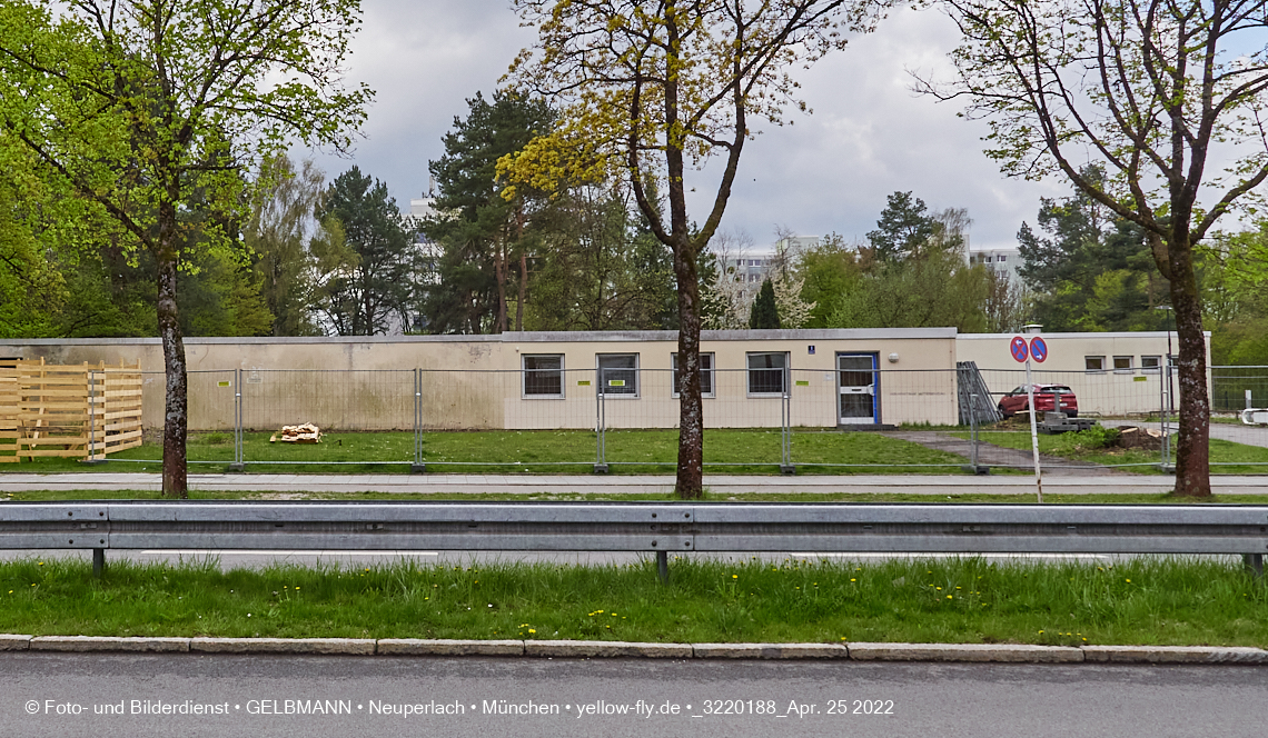 25.04.2022 - Baustelle am Haus für Kinder in Neuperlach